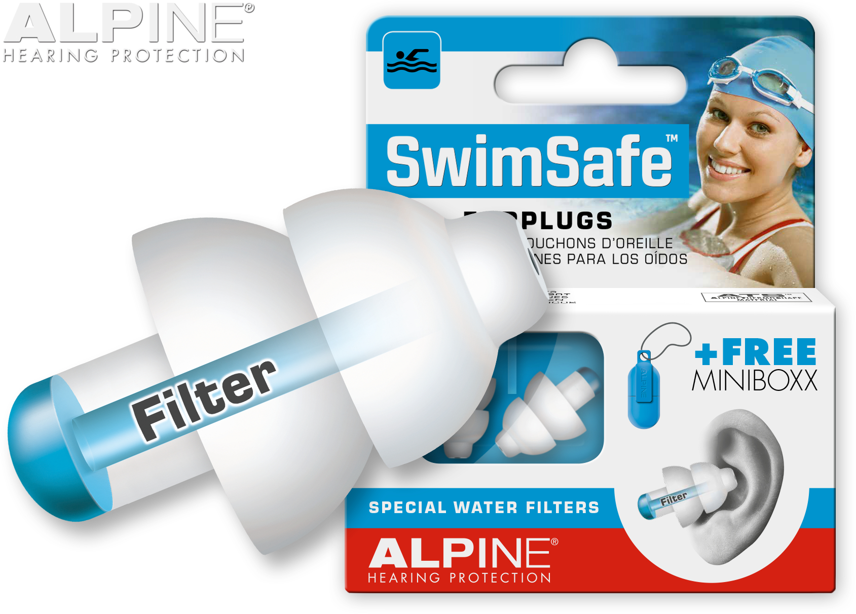 Alpine SwimSafe with earplug